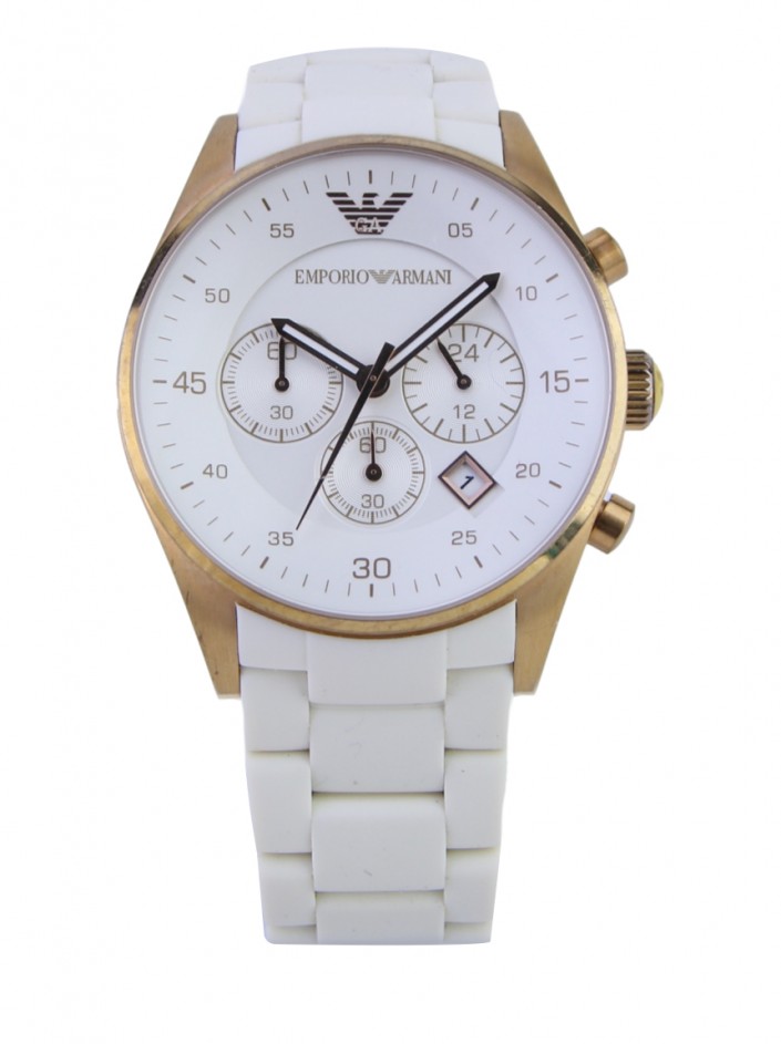 Rel gio Emporio Armani AR 5919 Off White