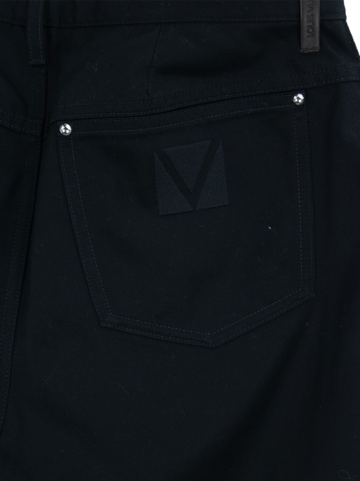 Calça Louis Vuitton Tecido Preto Masculino Original - KIQ219