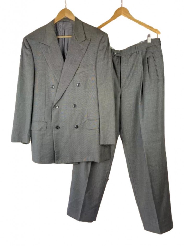 Terno Ermenegildo Zegna Lã Cinza - AGRZ636 Original | Etiqueta Única