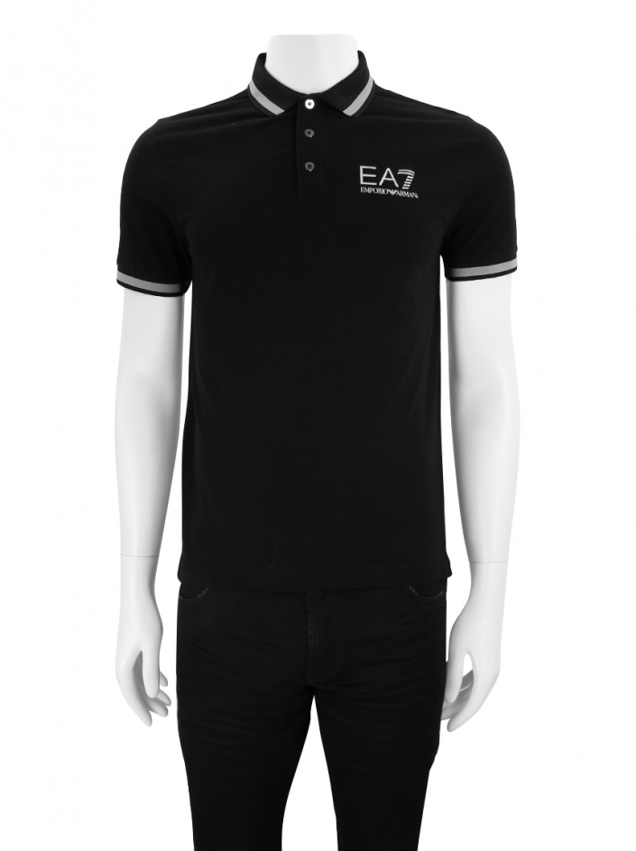 Ea7 on sale black polo