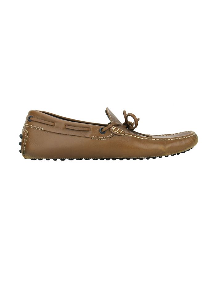 Mocassim Tod's Couro Caramelo Masculino
