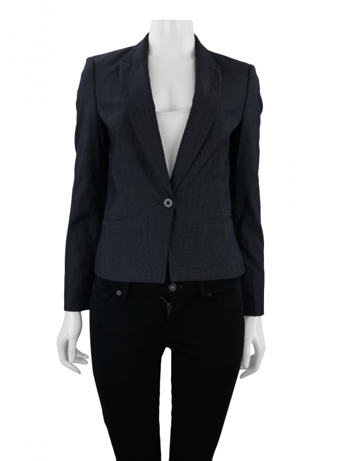 Blazer Boss Hugo Boss Lã Cinza Escuro Original Etiqueta Única