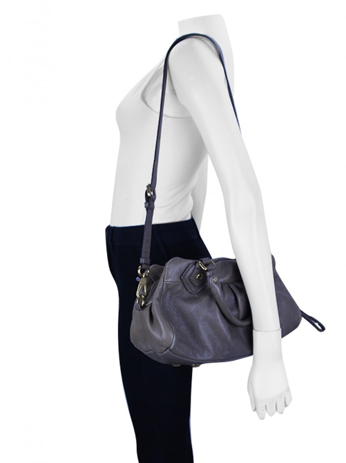 Bolsa Marc By Marc Jacobs Classic Q Baby Groovee Taupe - MLB6