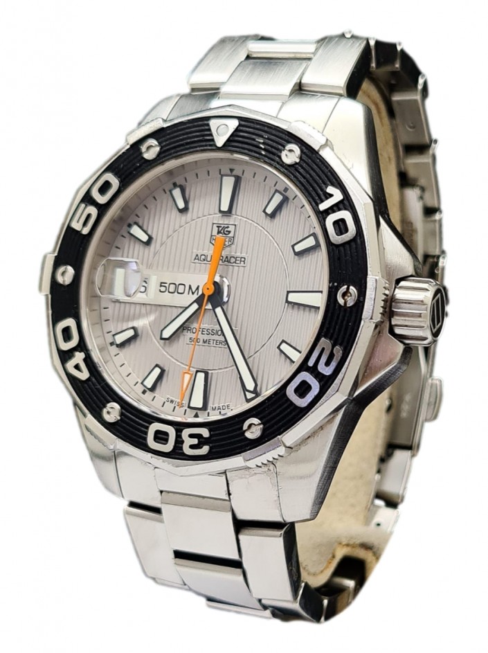 Rel gio Tag Heuer Aquaracer 500M Quartz Prateado