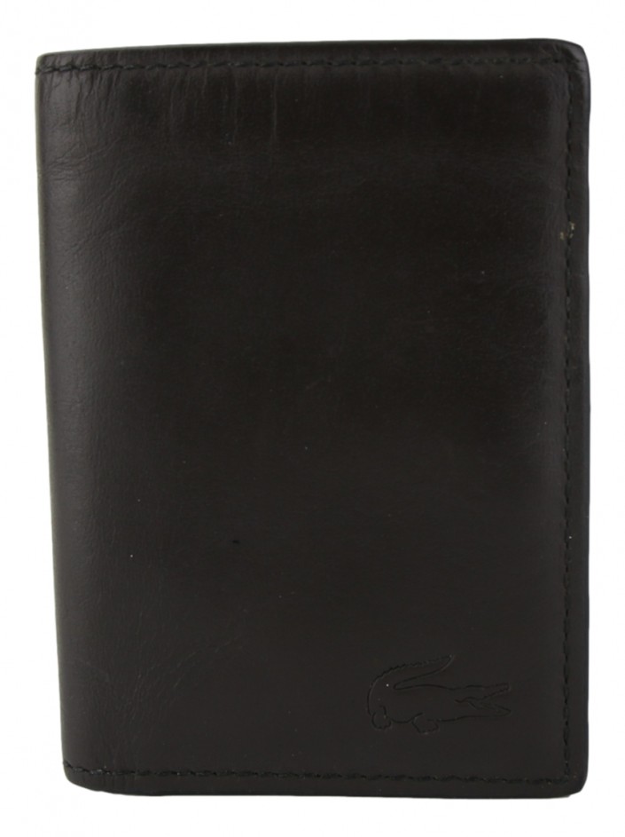 Carteira Lacoste Couro Marrom - QJJ1 Original | Etiqueta Única