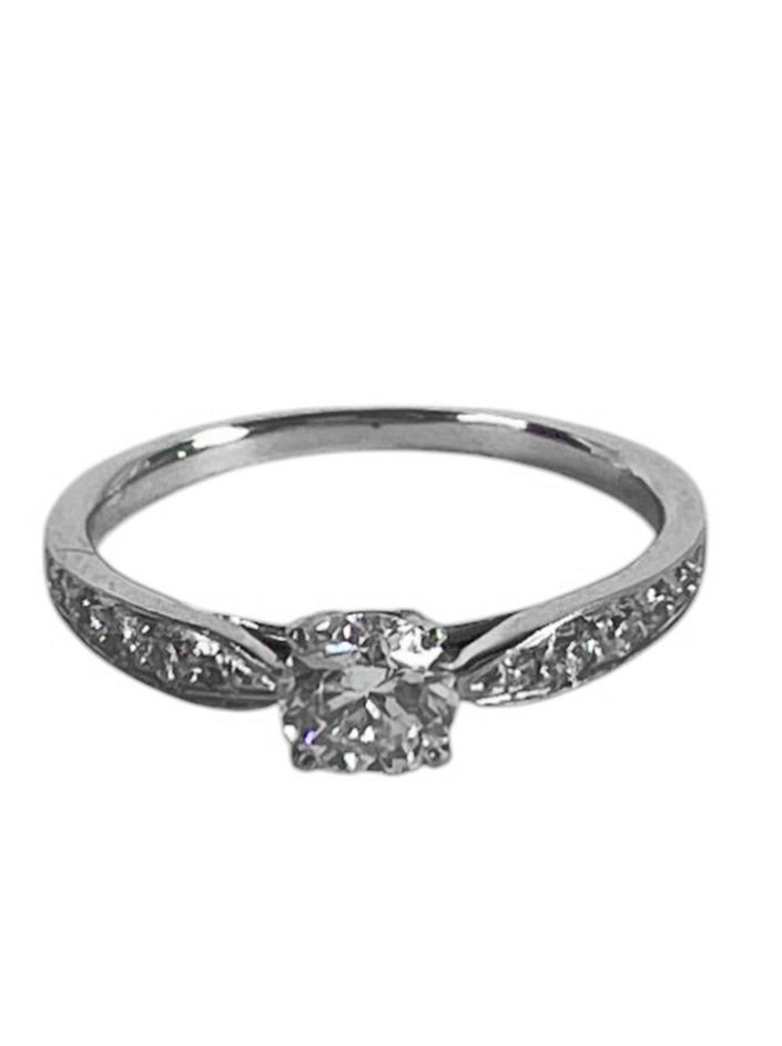 Tiffany & Co. ハーモニー Anel Tiffany & Co Harmony Platina e Diamante - CTZZ1 Original