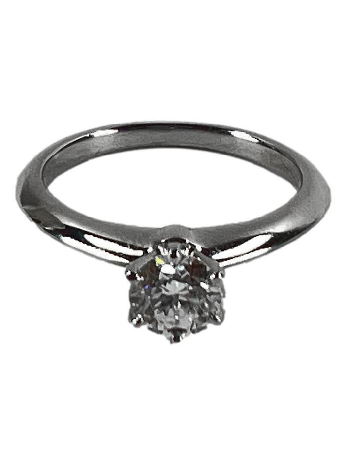 Anel Tiffany & Co. Solitário Platina e 0.45ct Diamante - CXLP3