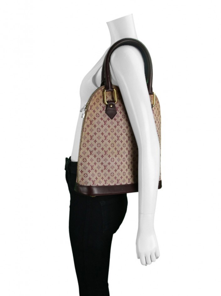 Bolsa Louis Vuitton Monogram Vernis Melrose Avenue Vinho Original