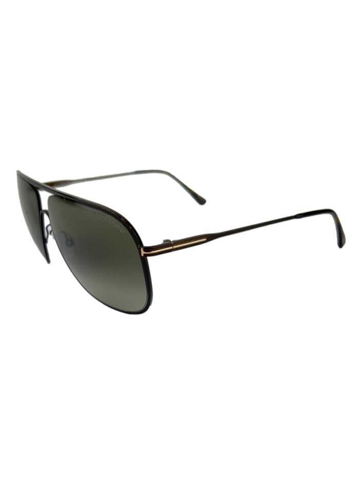 Óculos Tom Ford Dominic TF451 Metal Marrom Original - JSA28 | Etiqueta Única