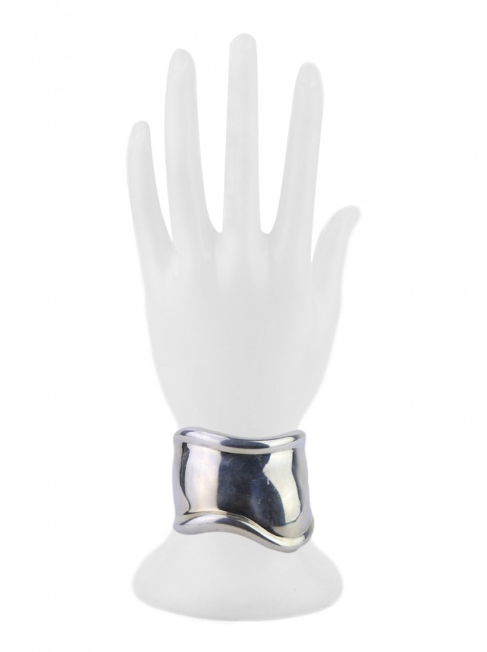 Bracelete Tiffany & Co Elsa Peretti Bone Cuff Prata - PN230