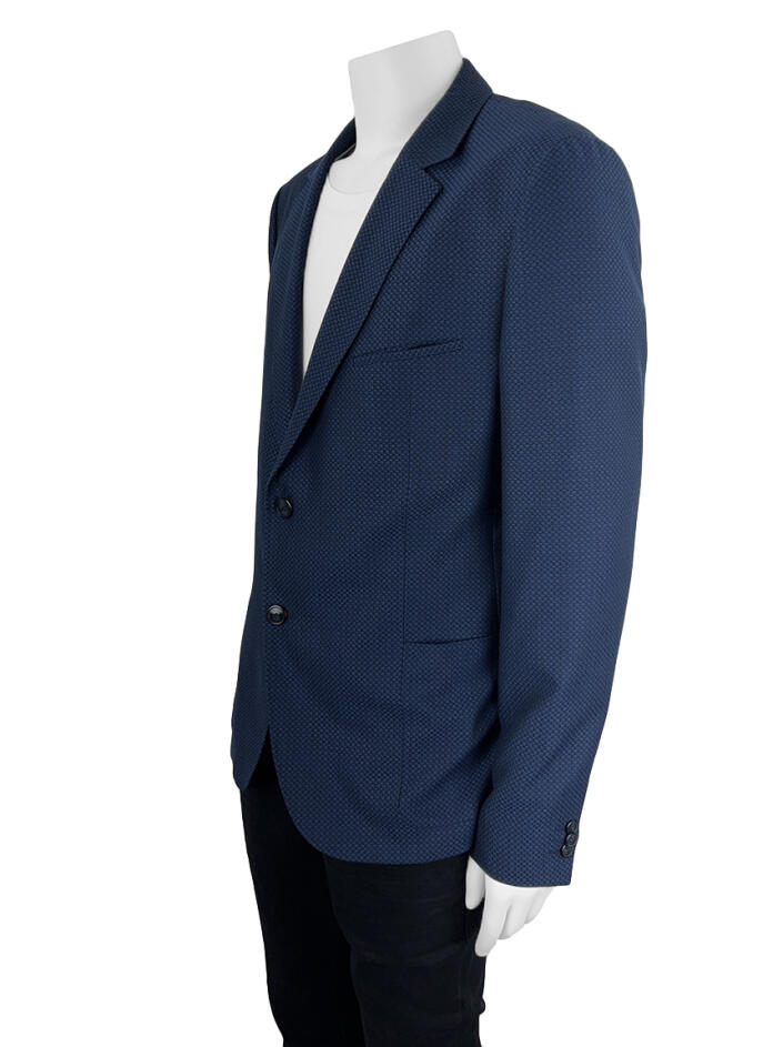 Blazer Hugo Boss Texturizado Azul - MAL15 Original | Etiqueta Única