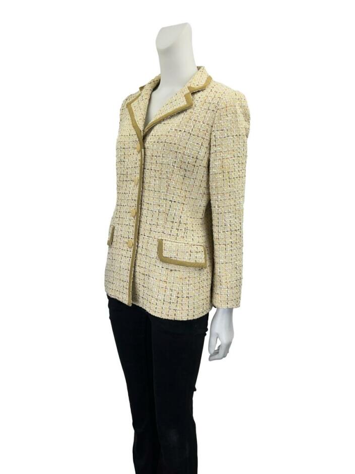 Tunique Tricot/crochet Vert Clair Oscar De La Renta - Taille XS - Neuve Avec étiquettes (valeur 1250$)