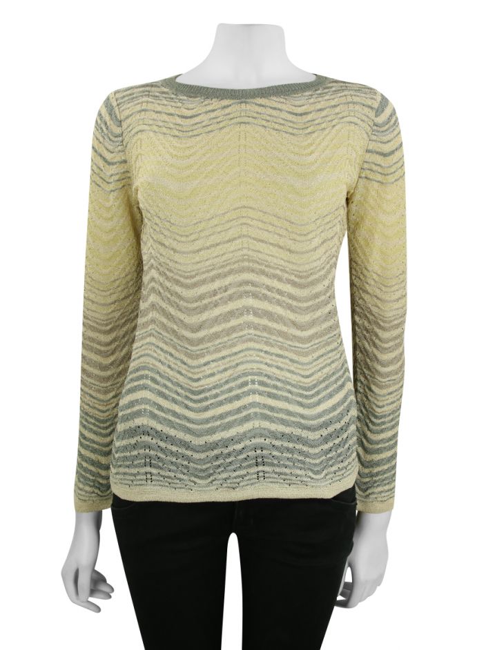 Blusa Missoni Tricô Metálico