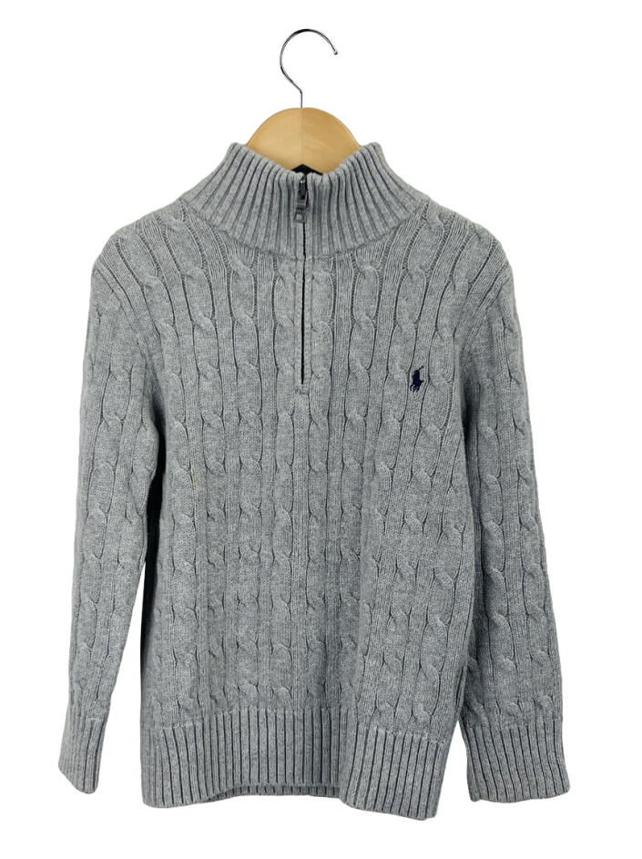 rimark style polo knit グレー blusa-polo-ralph-lauren-tricot