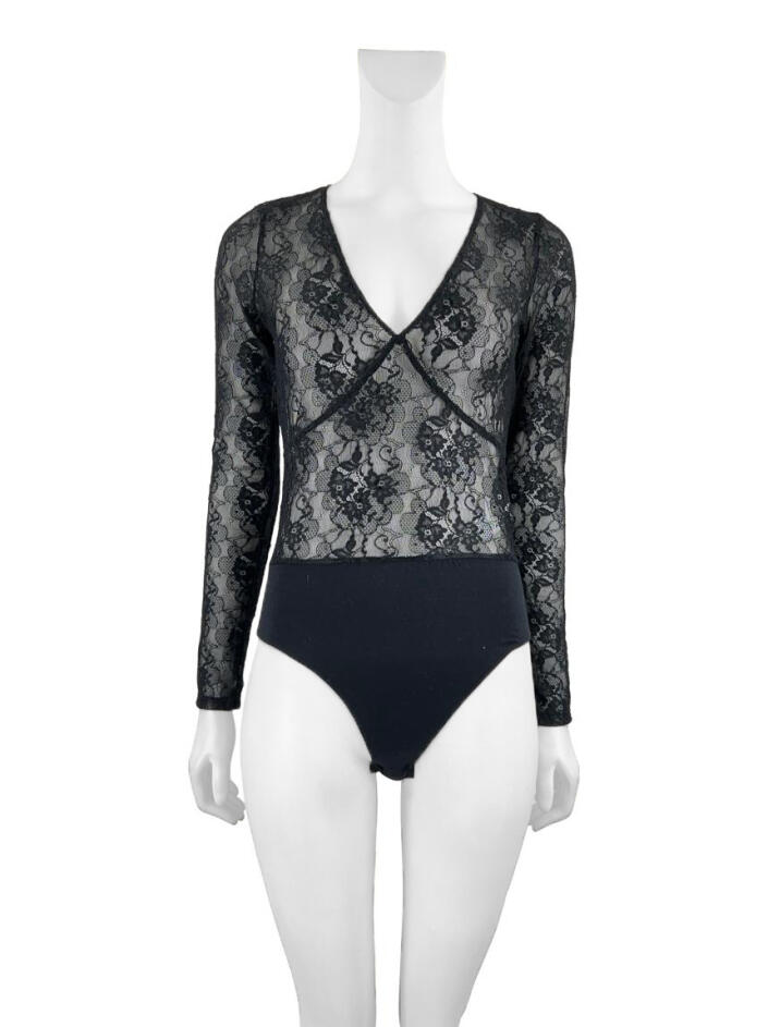 Body Zara Renda Preto Original - QPM128