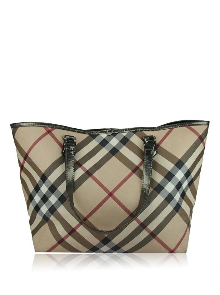 Bolsa Burberry Supernova Check Tote Original ARF11 Etiqueta nica