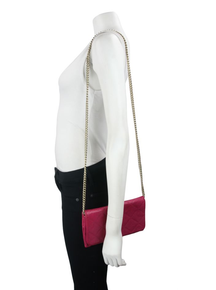 Bolsa Carolina Herrera Matelass Rosa Original FPK1 Etiqueta nica