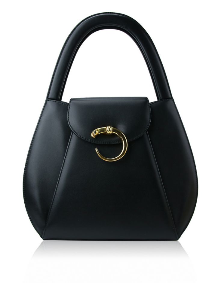 Bolsa Cartier Couro Preto