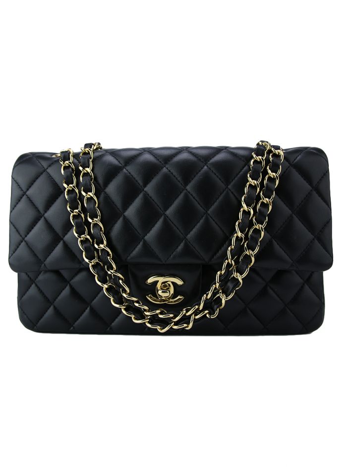 Bolsa Chanel Classic Double Flap Preta - CVC2 Original | Etiqueta