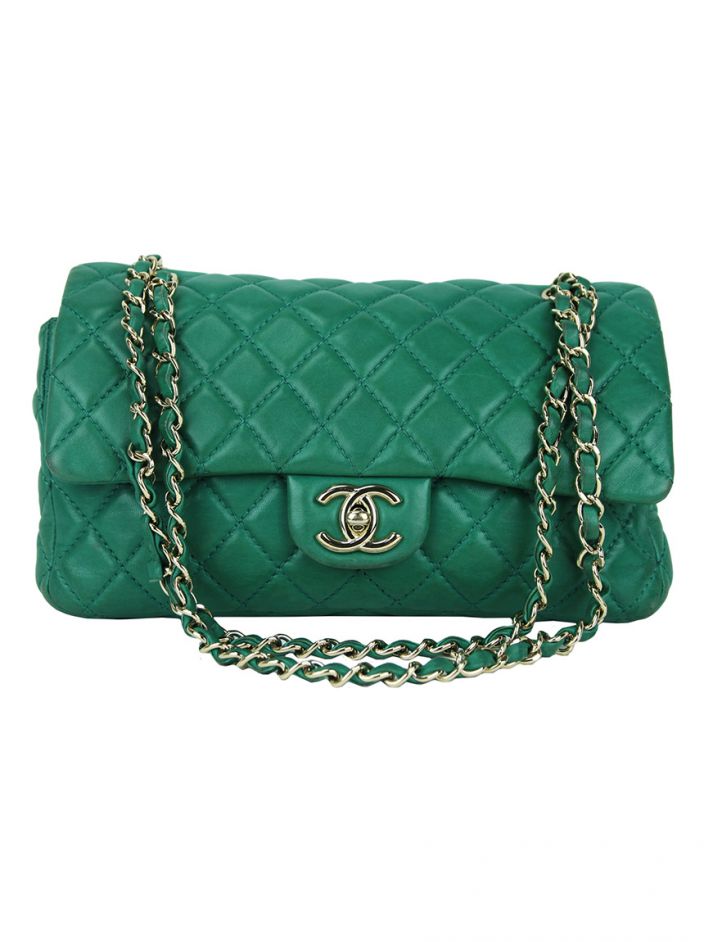 bolsa-chanel-double-flap-verde