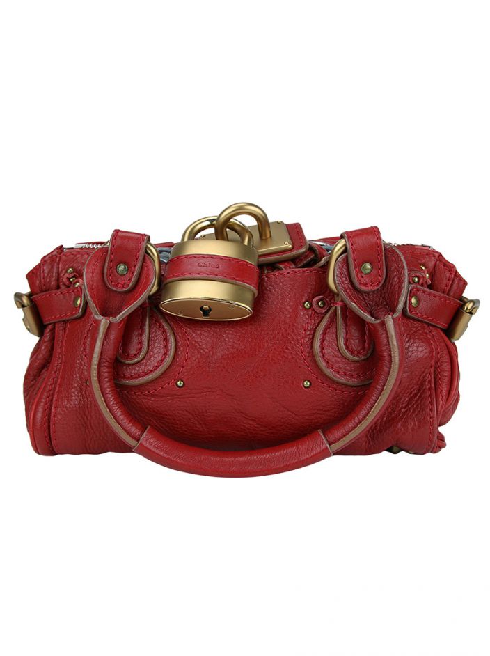 Chloé クロエPaddington パディントン RED Bolsa Chloé Paddington Vermelha - VF385 Original | Etiqueta Única