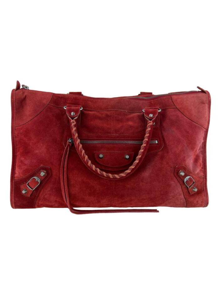 【超希少】BALENCIAGA DUNROPキャディバッグ 赤 bolsa-com-alca-balenciaga-baby