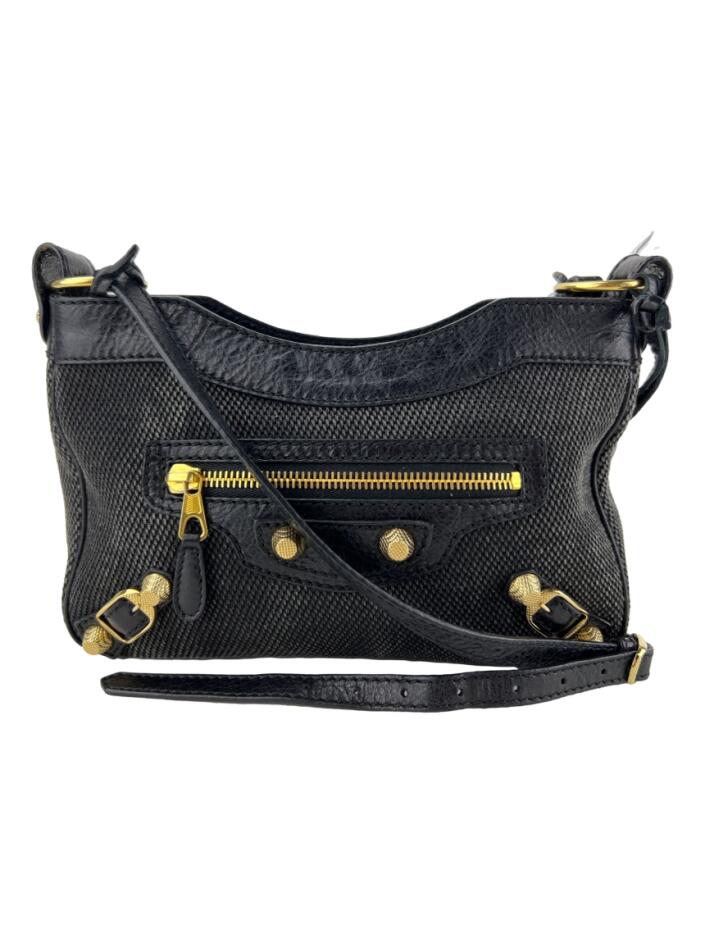 Bolsa com Alça Balenciaga Hip Classic Mesh Preta - RZP95 Original