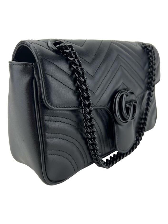 Bolsa com Alça Gucci Marmont GG SO Black - AFJJ43 Original