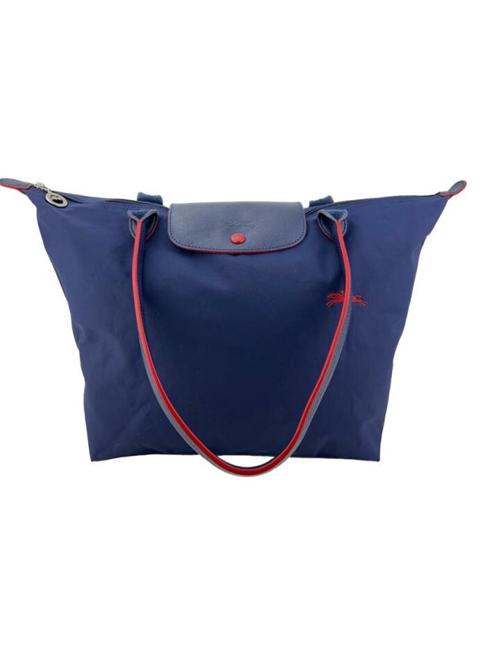 Bolsa com Alça Longchamp Le Pliage Club Azul Marinho AETM2