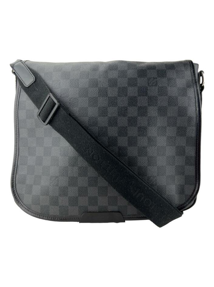 Bolsa Louis Vuitton Daniel GM Messenger Damier Graphite Masculina