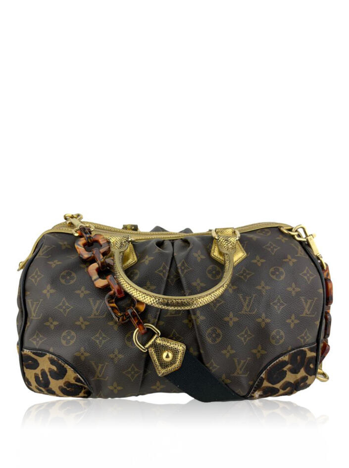 Louis Vuitton Limited Edition Monogram Leopard Stephen Bag