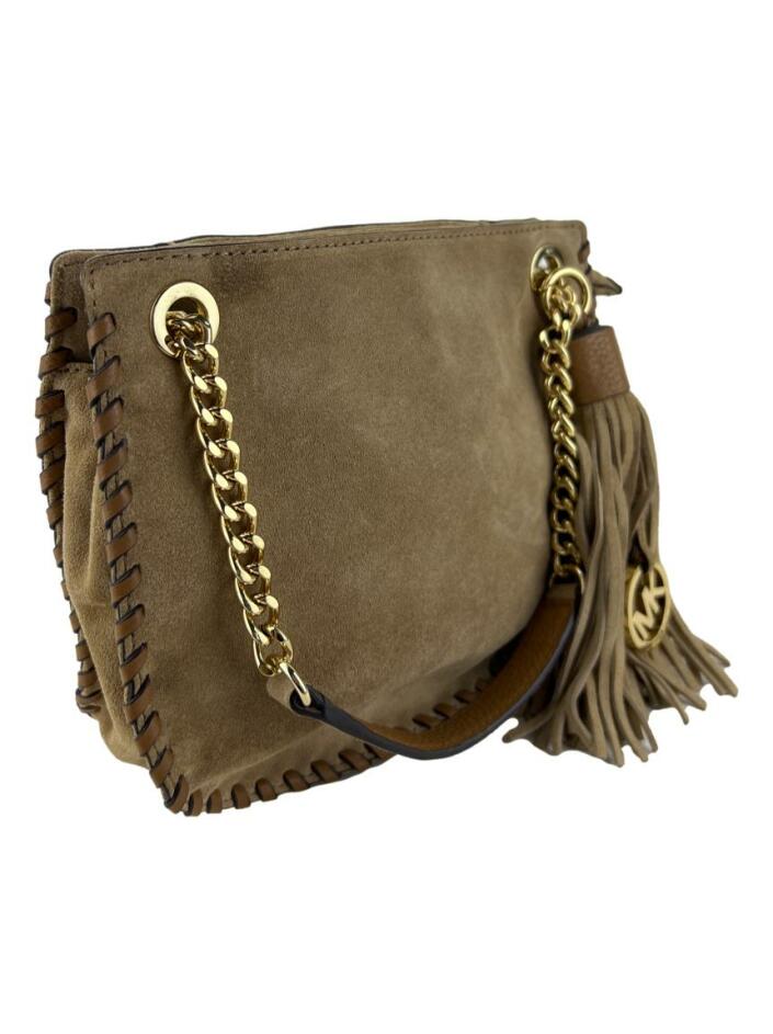 Bolsa com Alça Michael Kors Chelsea Whipped Bege - OTL34 Original