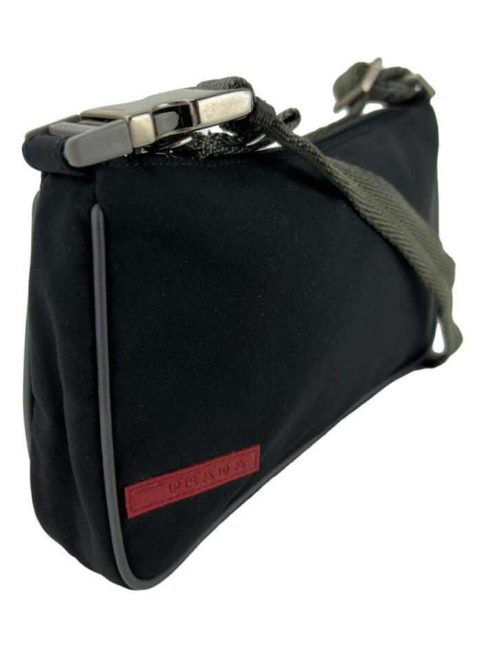 Bolsa com Alça Prada Beauty Sport Nylon Preta - ARU30 Original