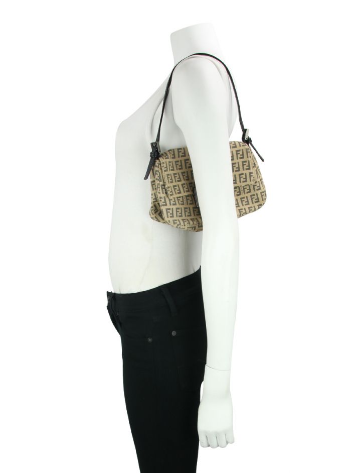 Bolsa Fendi Mini Mamma Baguette Bege - FBX4 Original | Etiqueta Única
