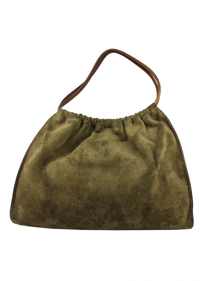 Bolsa Gucci Camurça Verde Musgo - AKM21 Original | Etiqueta Única