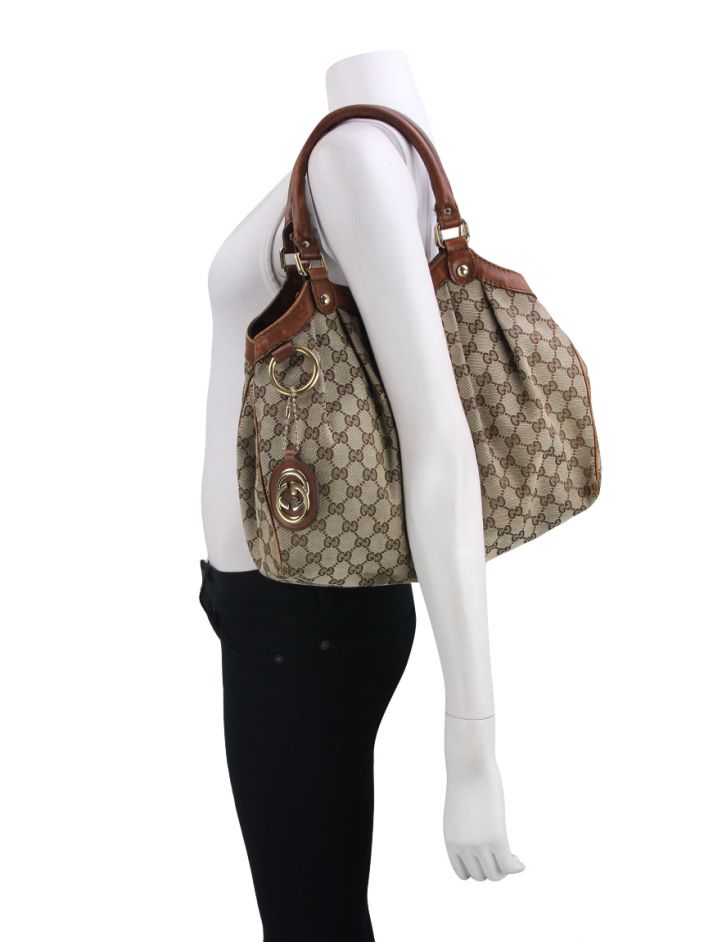 Bolsa Gucci Sukey GG Canvas Original - FRQ1