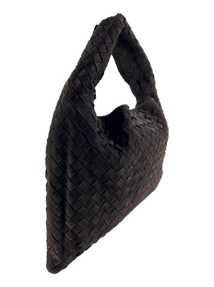 Bolsa Hobo Bottega Veneta Hop Intrecciato Marrom - BZQQ60 Original