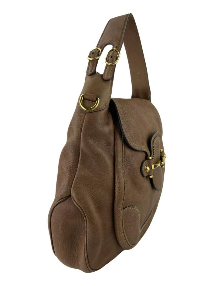 Bolsa Hobo Gucci New Pelham Horsebit Marrom - AKT54 Original