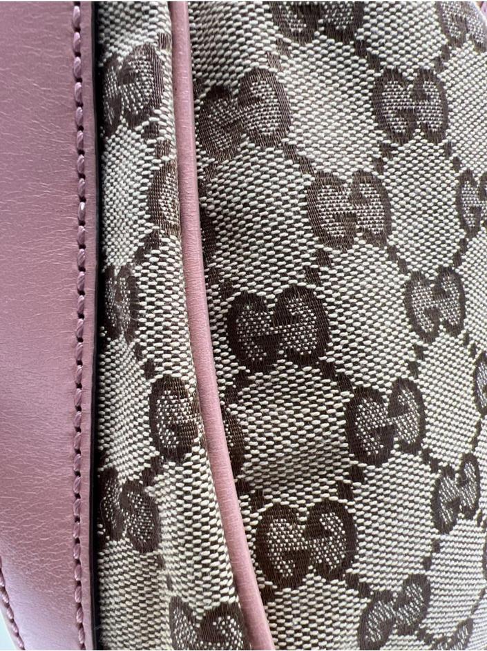 Bolsa Hobo Gucci Twins GG Rosa - CRHR48 Original | Etiqueta Única