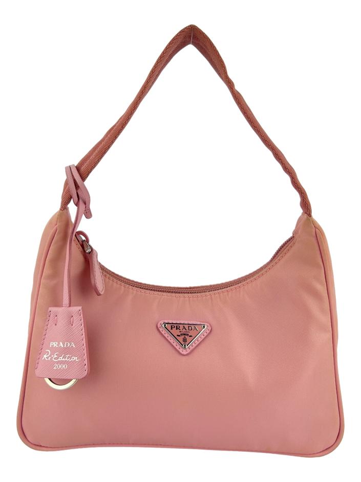 n*b様 90s 00s PRADA SPORT y2k ボディーバッグ arc Bolsa Hobo Prada Re-Edition 2000 Rosa - CDQ33 Original | Etiqueta