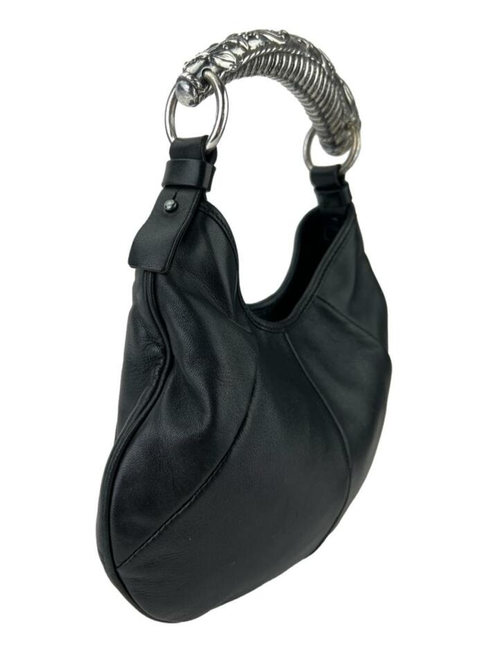 Bolsa Hobo Yves Saint Laurent Mombasa Preta - ZSZ28 Original