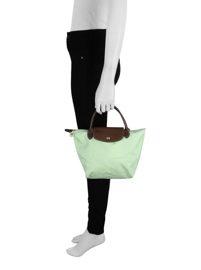 Bolsa Longchamp Le Pliage Verde Limão - GLE10 Original | Etiqueta