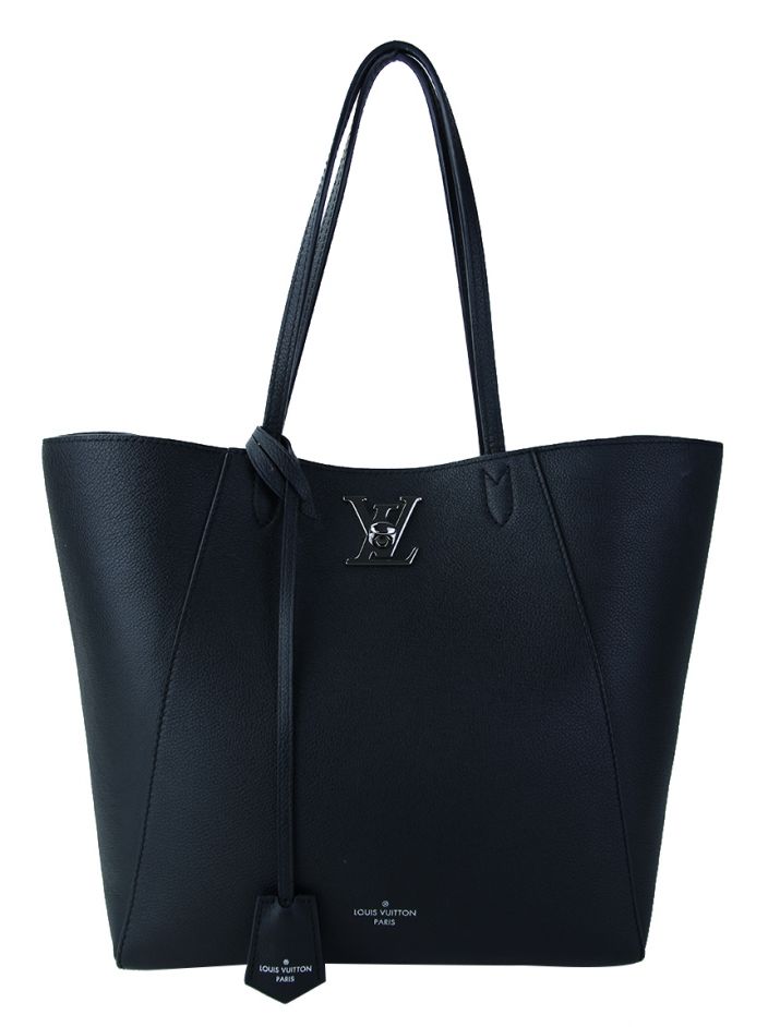 Bolsa Louis Vuitton Lock Me Cabas Preta - KVX1 Original | Etiqueta