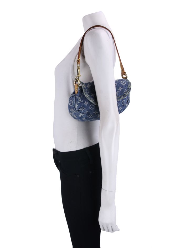 Bolsa Louis Vuitton Mini Pleaty Denim - FJP43 Original | Etiqueta