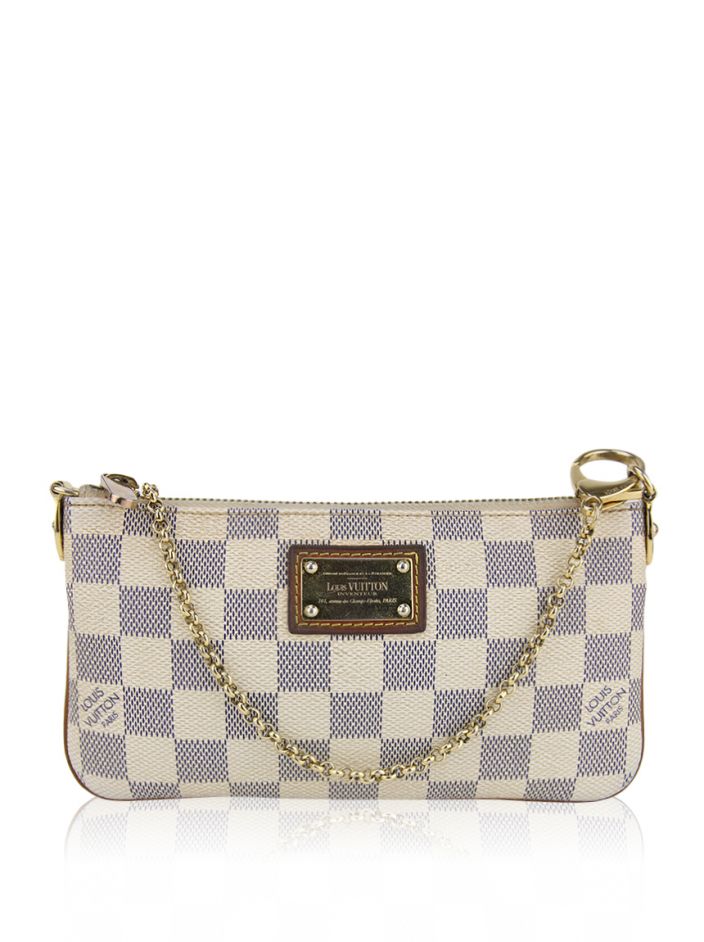 Bolsa Louis Vuitton Pochette Milla Damier Azur Original - FFL5