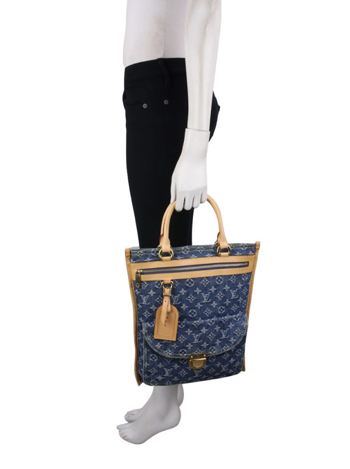 Bolsa Louis Vuitton Sac Plat Denim Original - AYC22