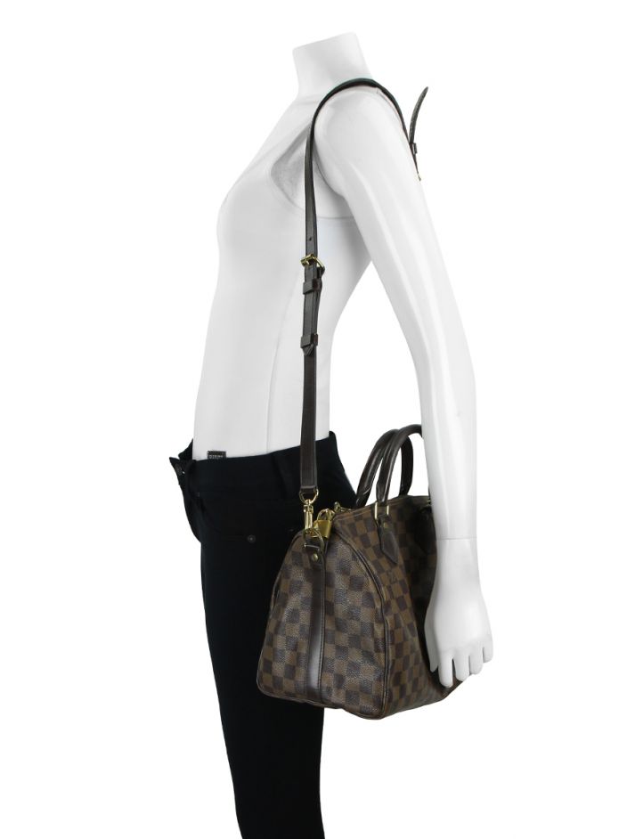 Bolsa Louis Vuitton Speedy Bandouliere 30 Damier Ebene - TFX3