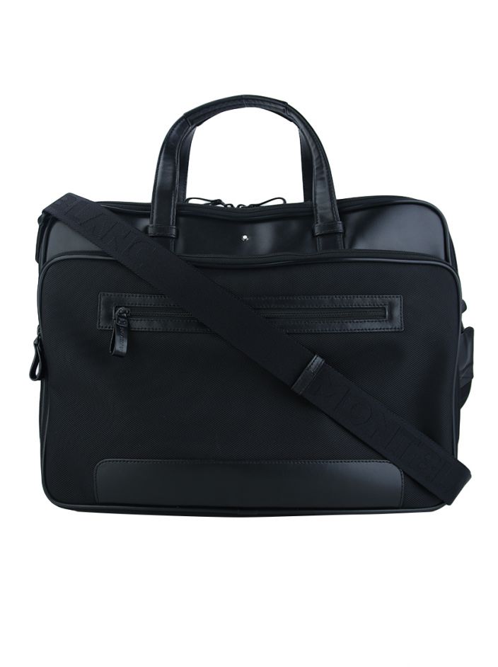 Bolsa Montblanc Nightflight Preta Masculina - HOH10 Original
