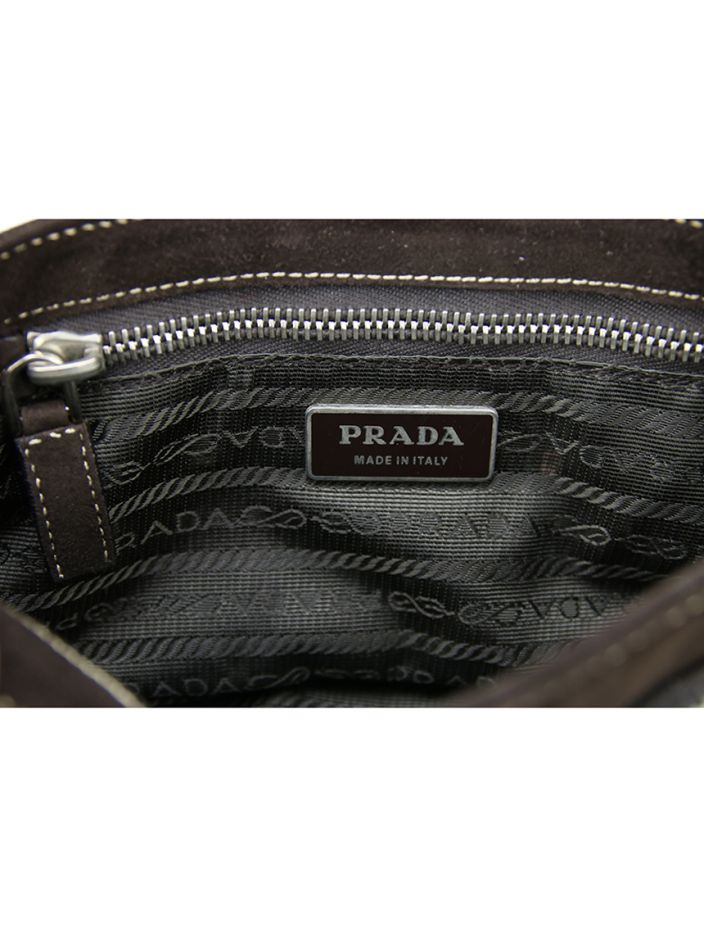 BOLSA PRADA CAMURÇA MARROM