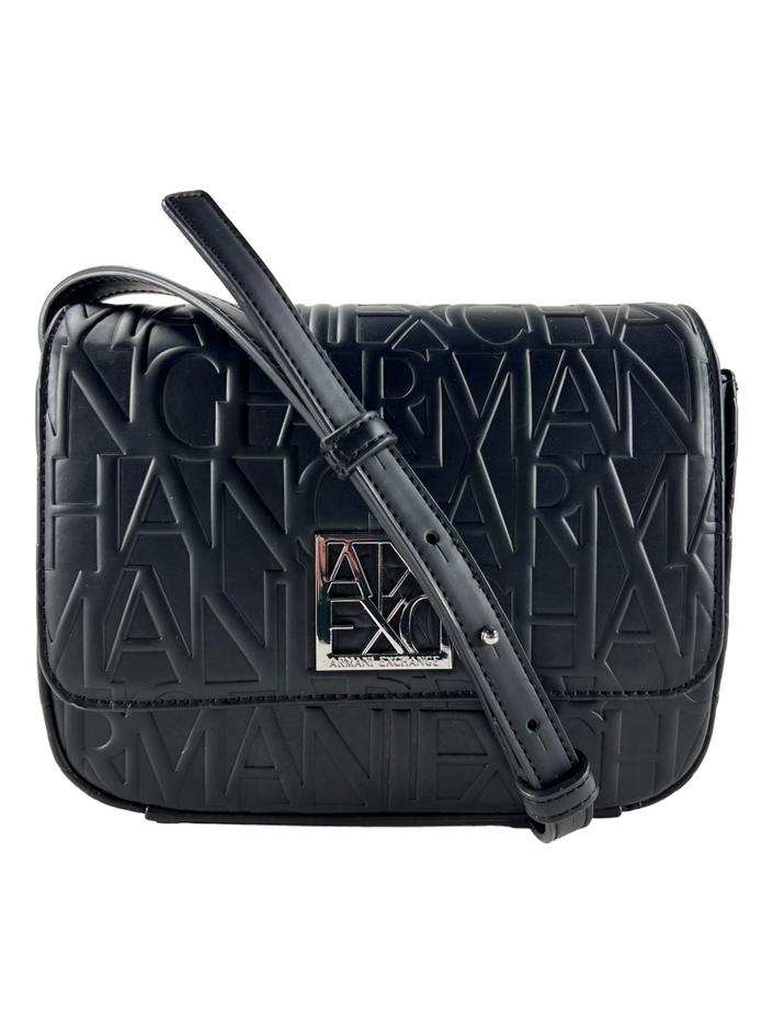 Bolsa Tiracolo Armani Exchange Logo Embossed Preto - ABQ216